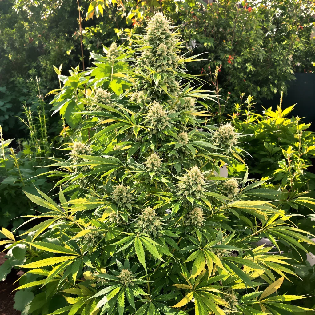 $100 OG 50% indica / 50% sativa flower with visible trichomes