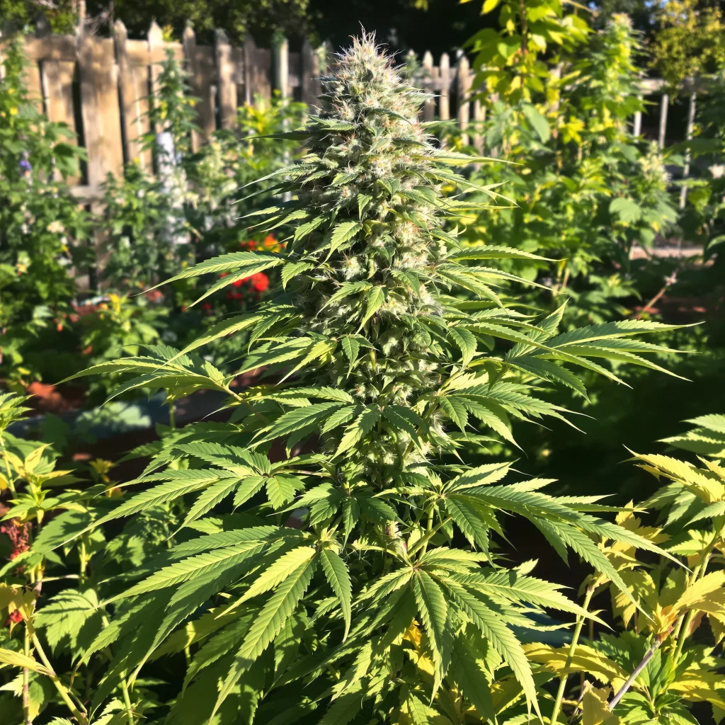 24k Gold 43% indica / 57% sativa flower with visible trichomes
