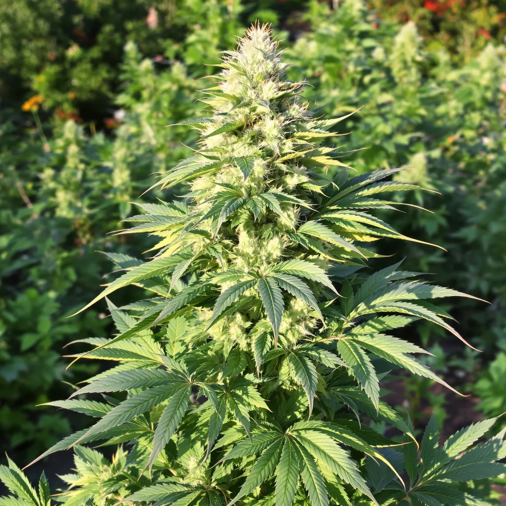 3X Crazy 82% indica / 18% sativa flower with visible trichomes
