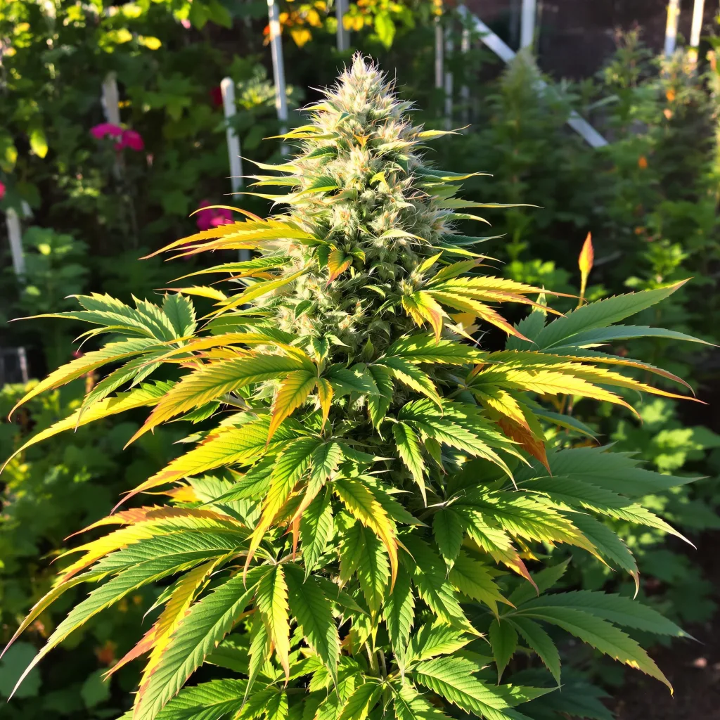 3X Crazy 82% indica / 18% sativa flower with visible trichomes