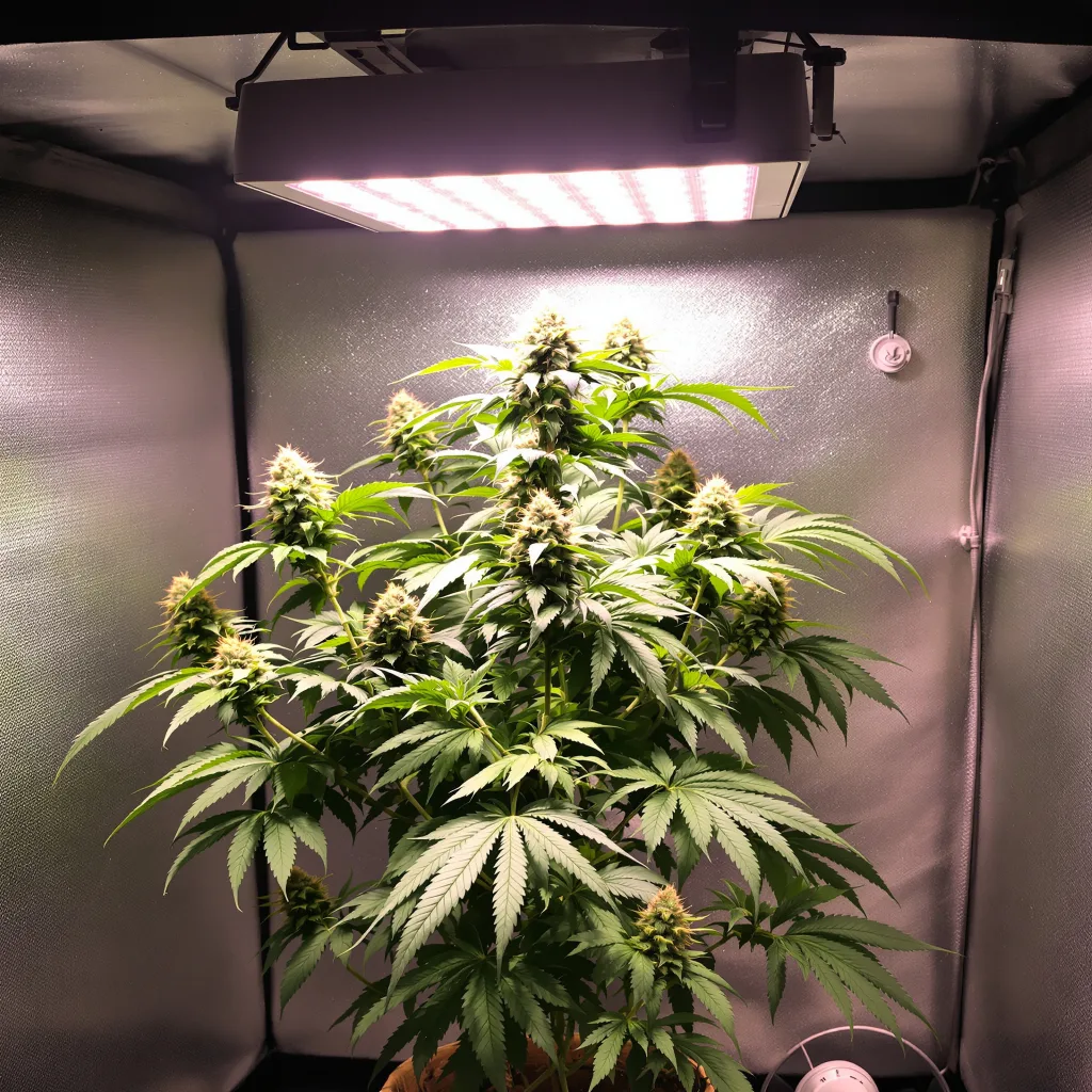 5th Element 79% indica / 21% sativa flower with visible trichomes