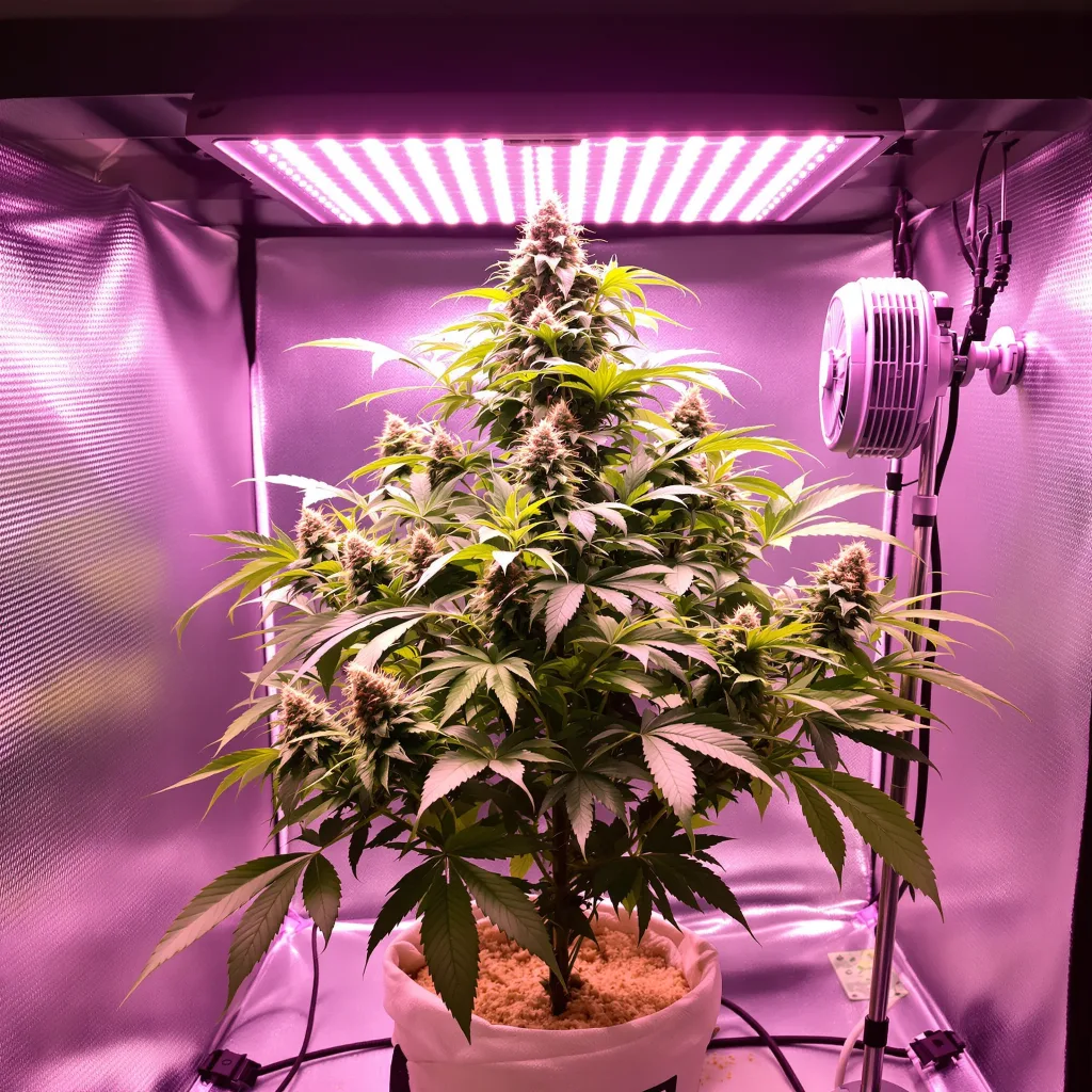 Abusive OG 85% indica / 15% sativa flower with visible trichomes