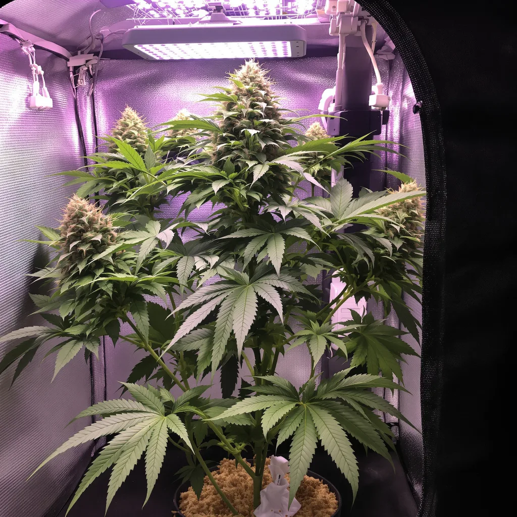 Abusive OG 85% indica / 15% sativa flower with visible trichomes