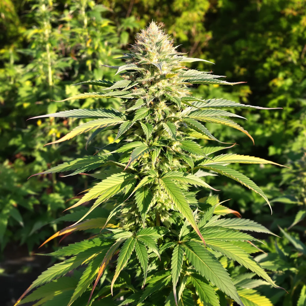 Ace Killer OG 66% indica / 34% sativa flower with visible trichomes