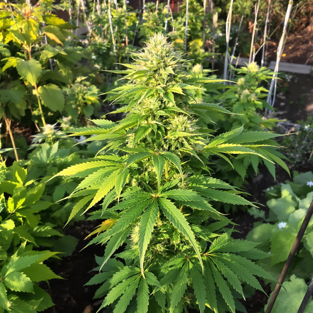 Afpak 74% indica / 26% sativa flower with visible trichomes