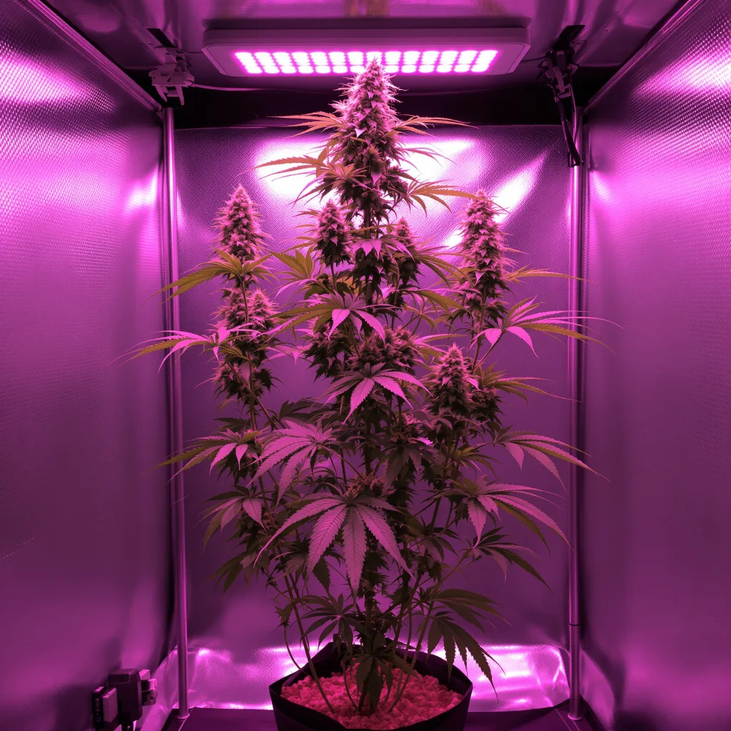 AK 6% indica / 94% sativa flower with visible trichomes