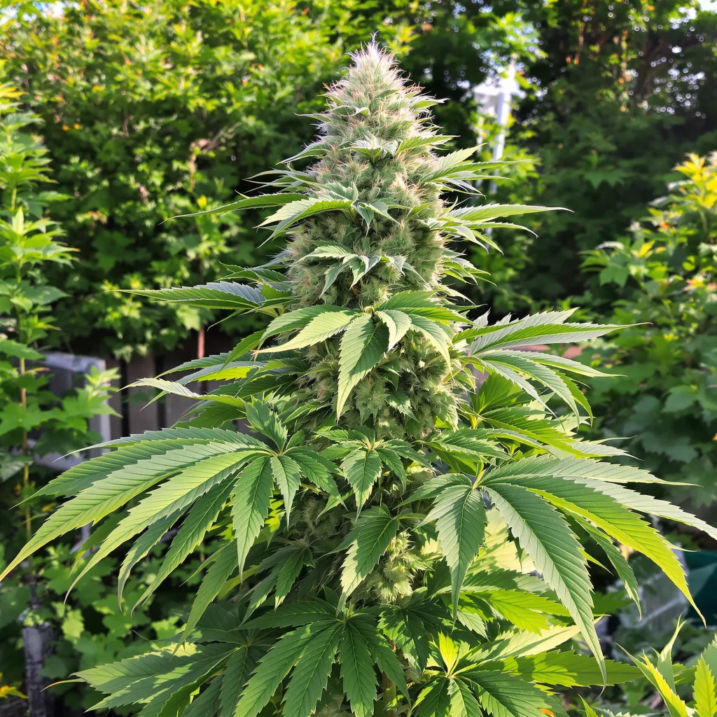 Alien Mints 88% indica / 12% sativa flower with visible trichomes