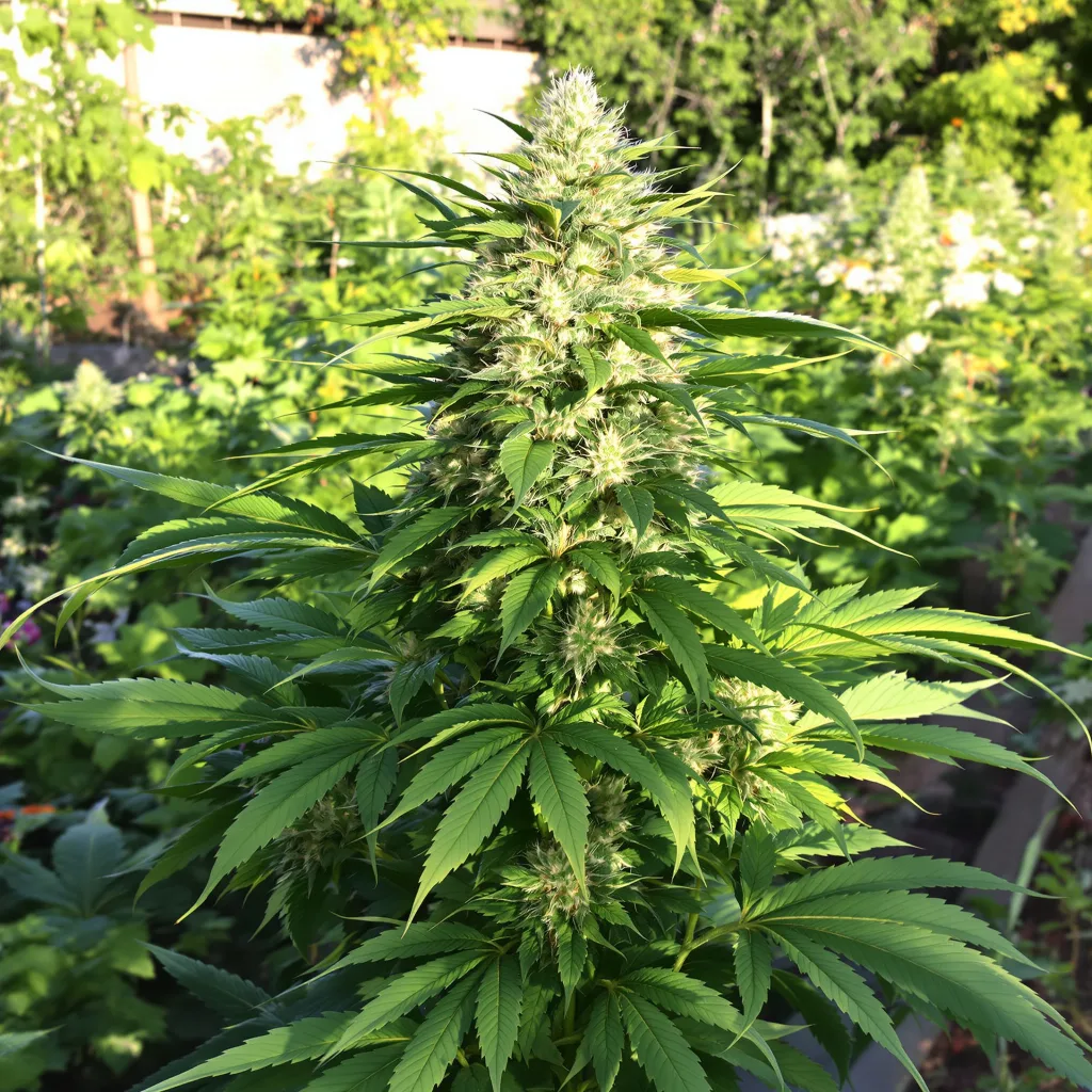 Alien Rift 65% indica / 35% sativa flower with visible trichomes