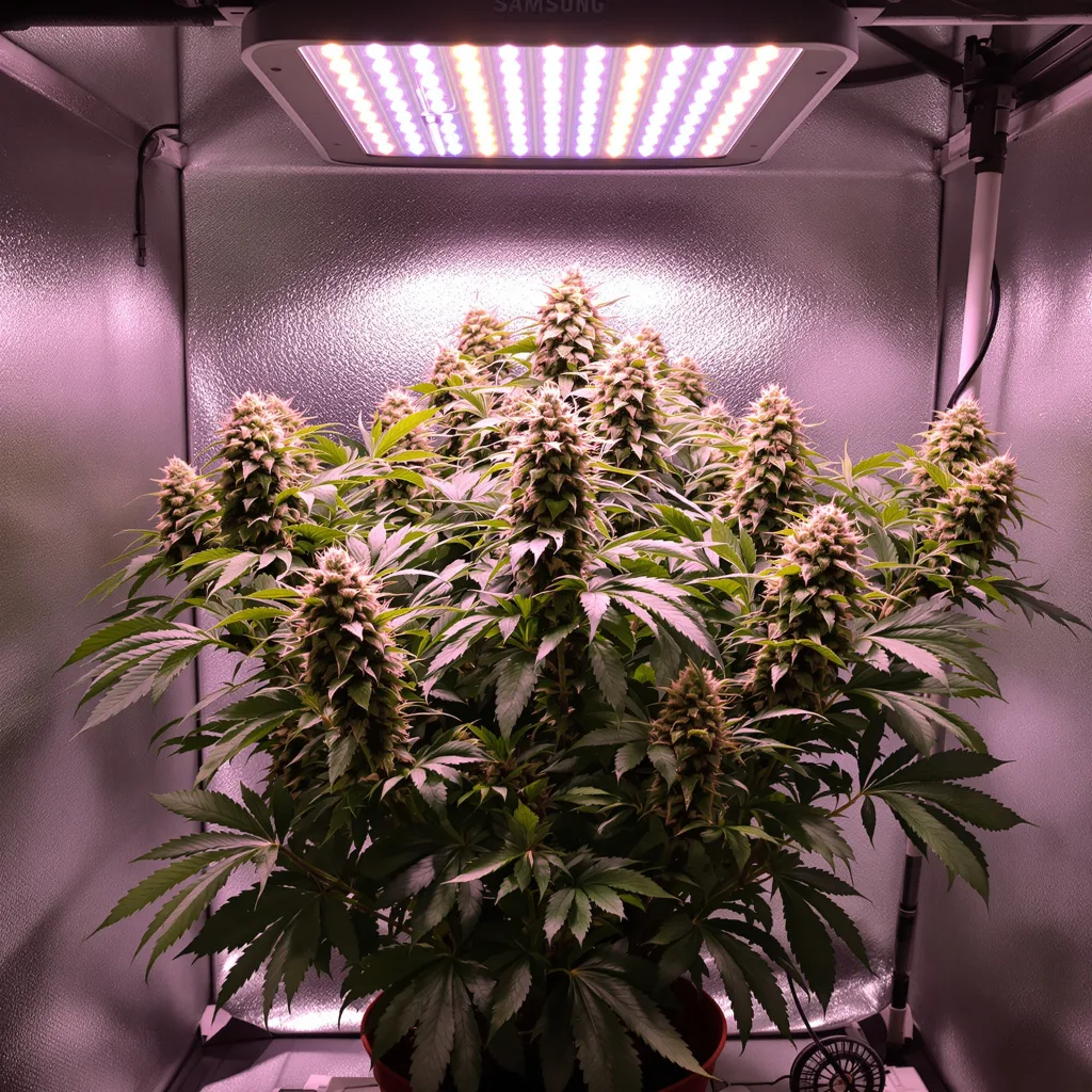 Alien Rift 65% indica / 35% sativa flower with visible trichomes