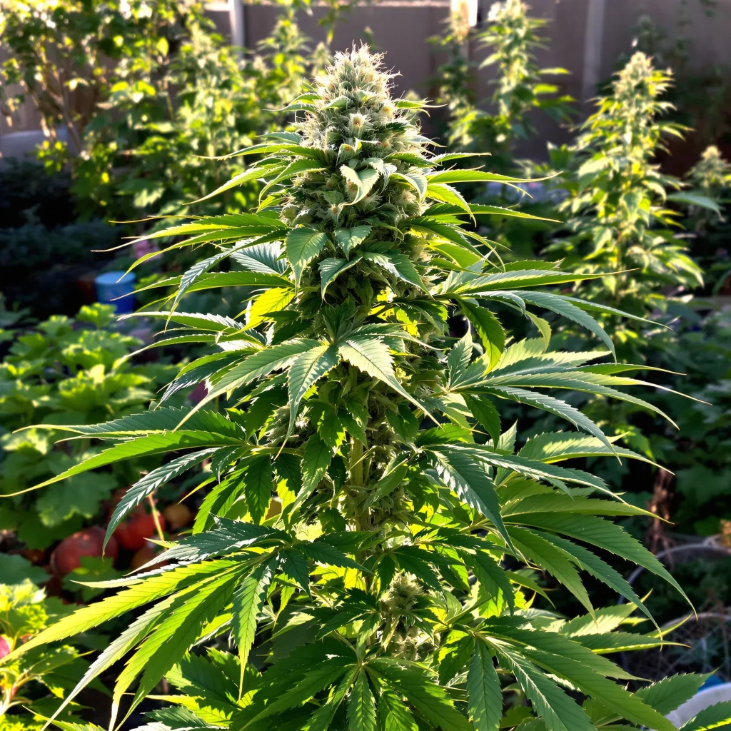 Alien Technology 79% indica / 21% sativa flower with visible trichomes