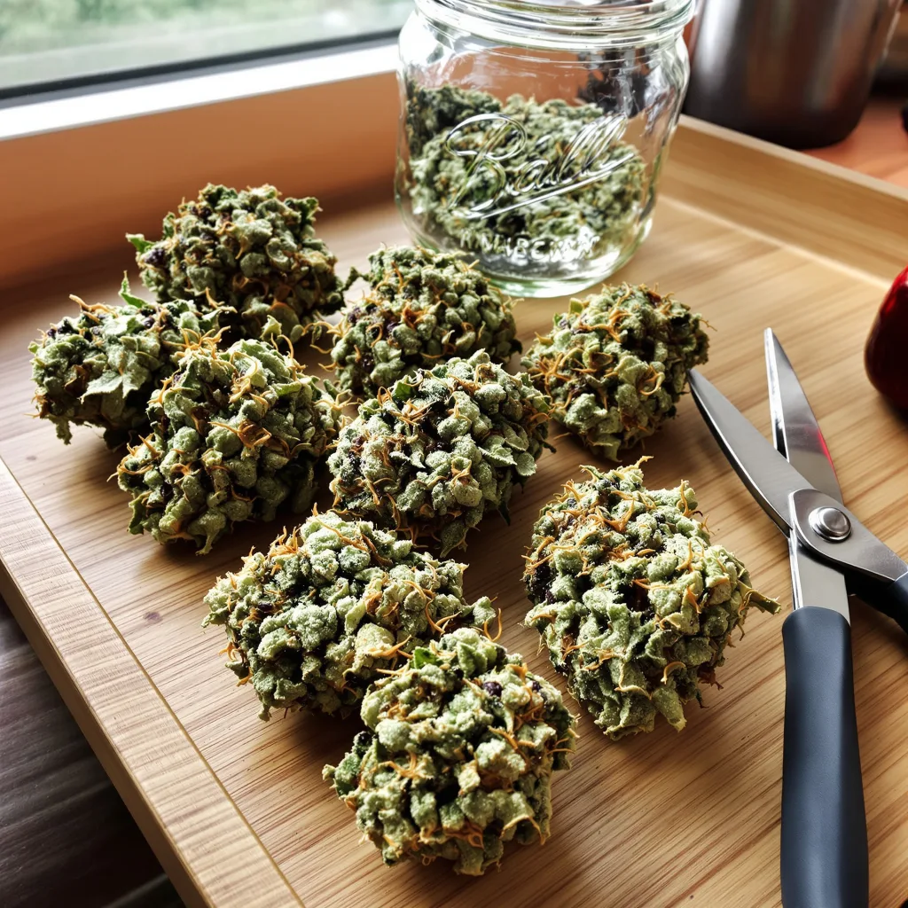 American Strains Pack 40% indica / 60% sativa flower with visible trichomes