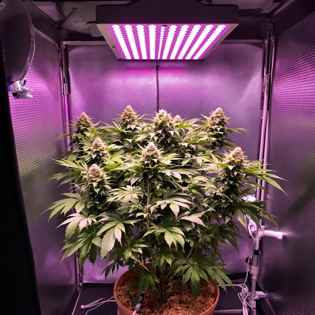 Ancient OG 77% indica / 23% sativa flower with visible trichomes