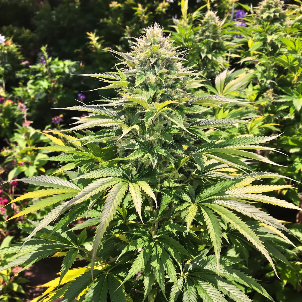 Anonymous OG 89% indica / 11% sativa flower with visible trichomes