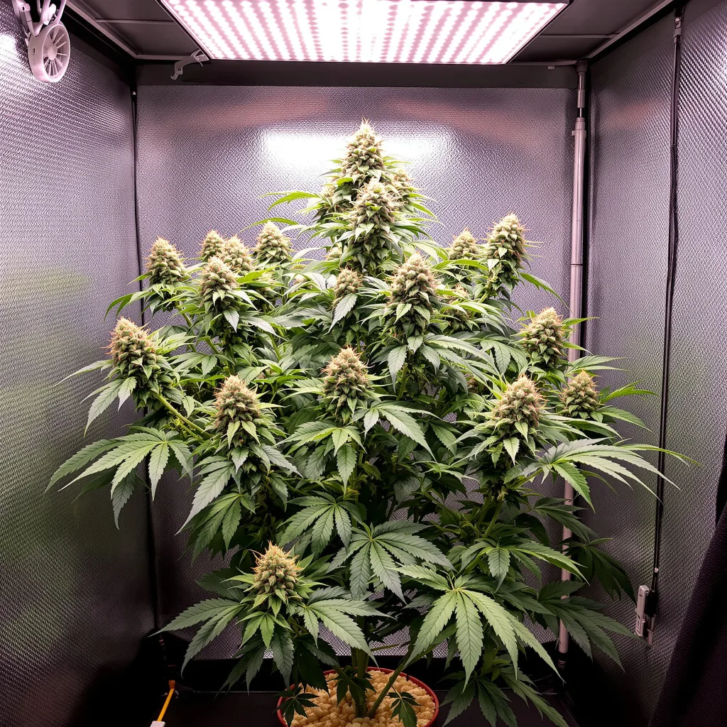 Ape Shit 44% indica / 56% sativa flower with visible trichomes