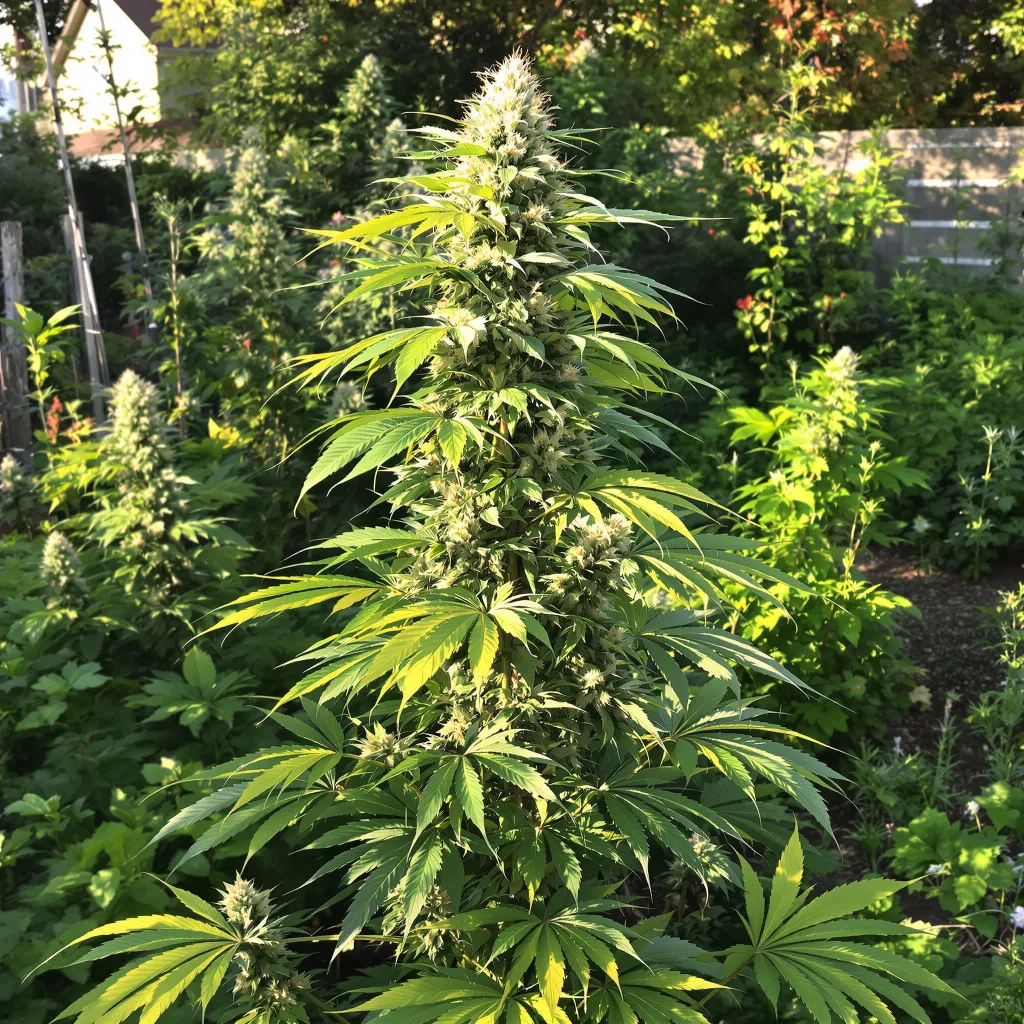 Apollo 13 5% indica / 95% sativa flower with visible trichomes