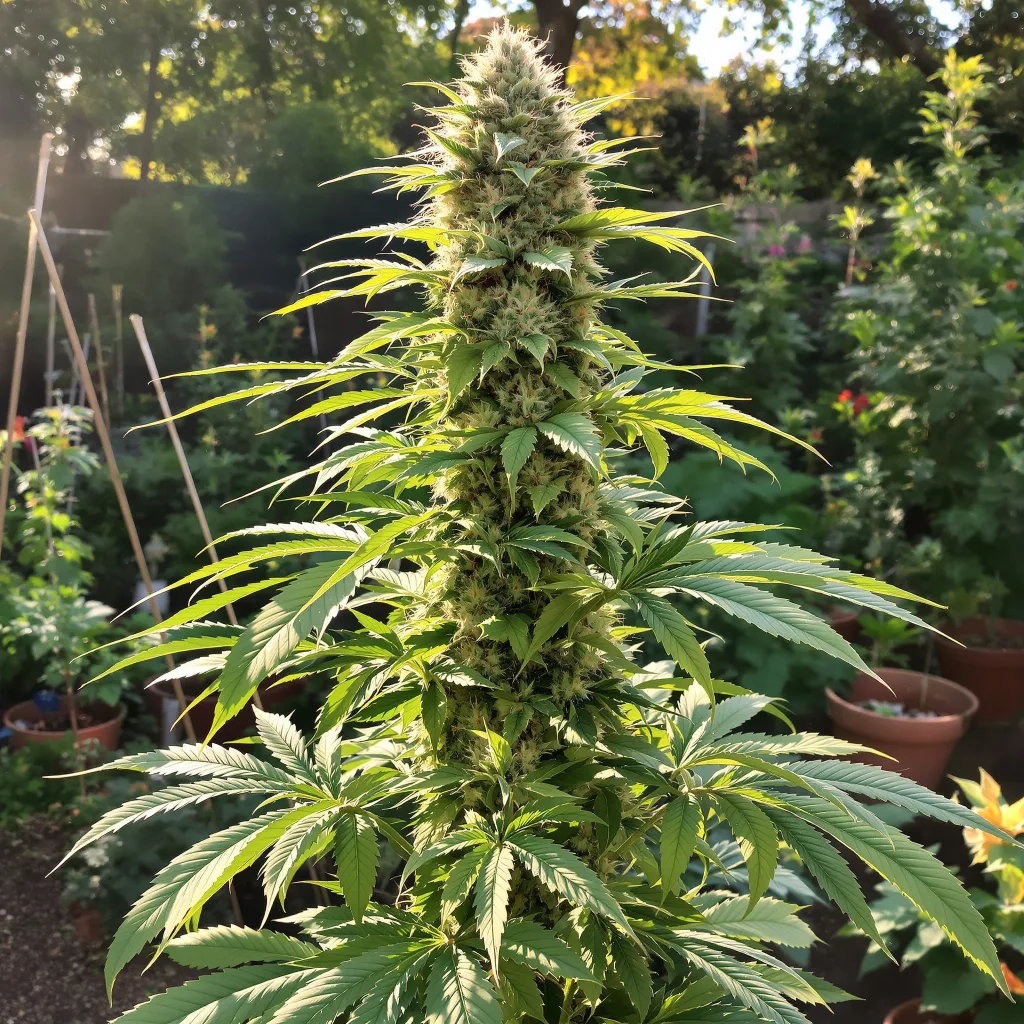 Apple Mintz 36% indica / 64% sativa flower with visible trichomes