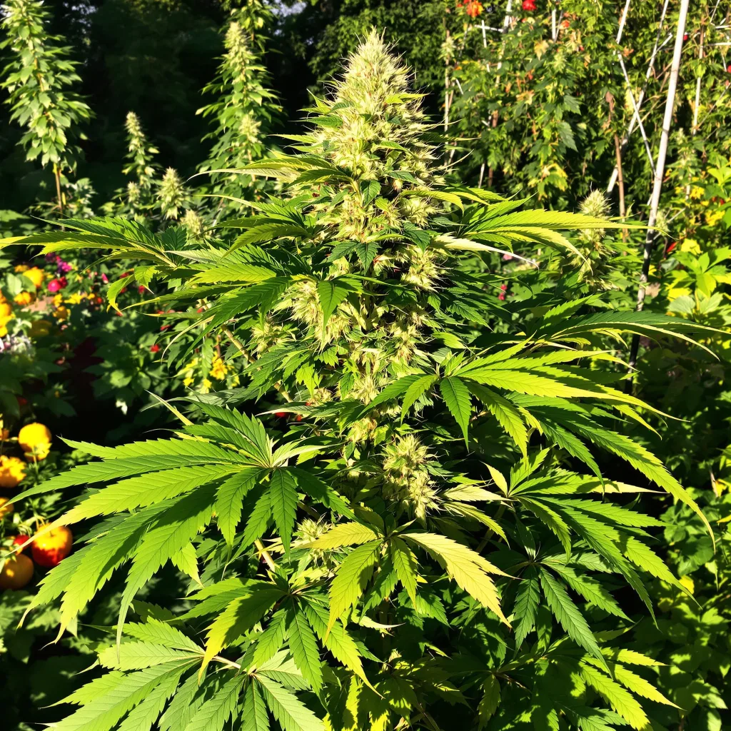 Appleberry 89% indica / 11% sativa flower with visible trichomes