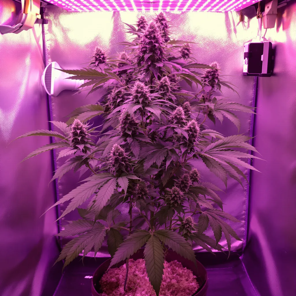 Avalon 79% indica / 21% sativa flower with visible trichomes