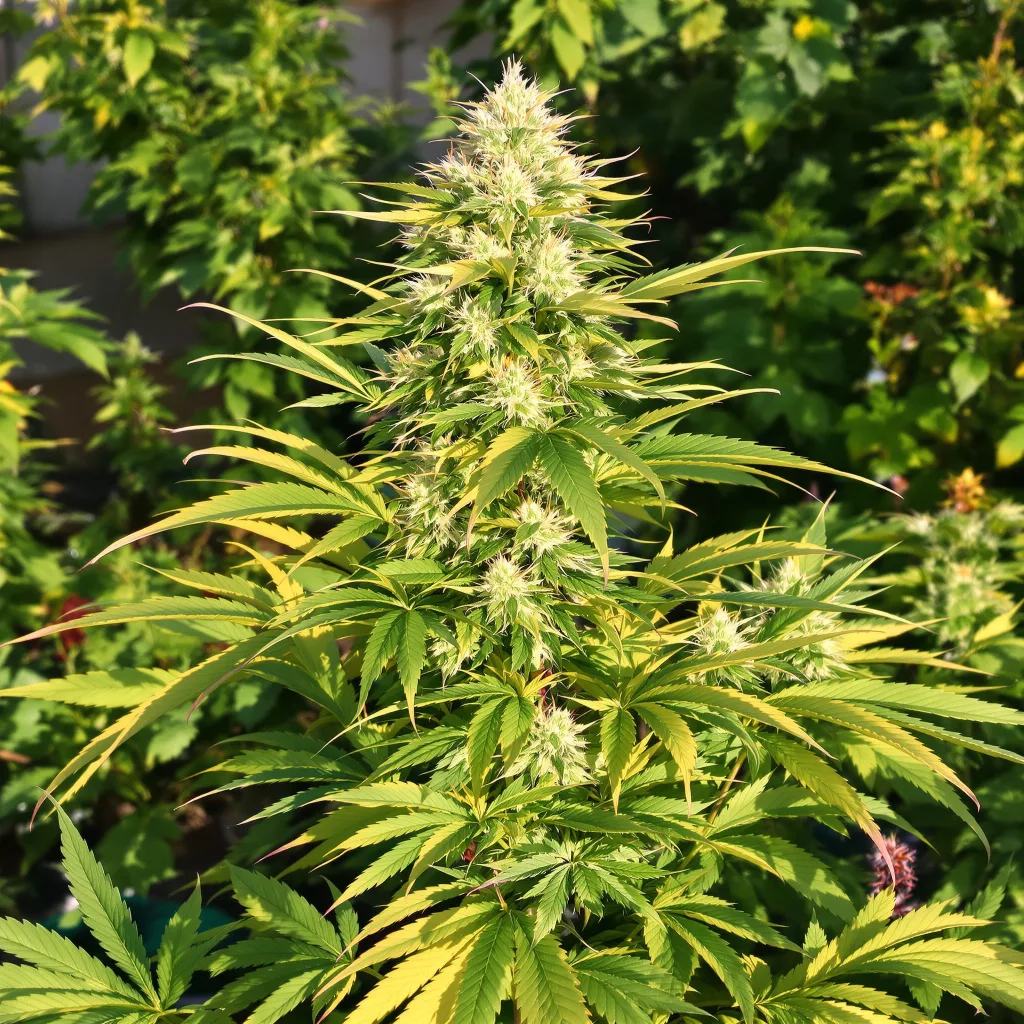 Avalon 79% indica / 21% sativa flower with visible trichomes