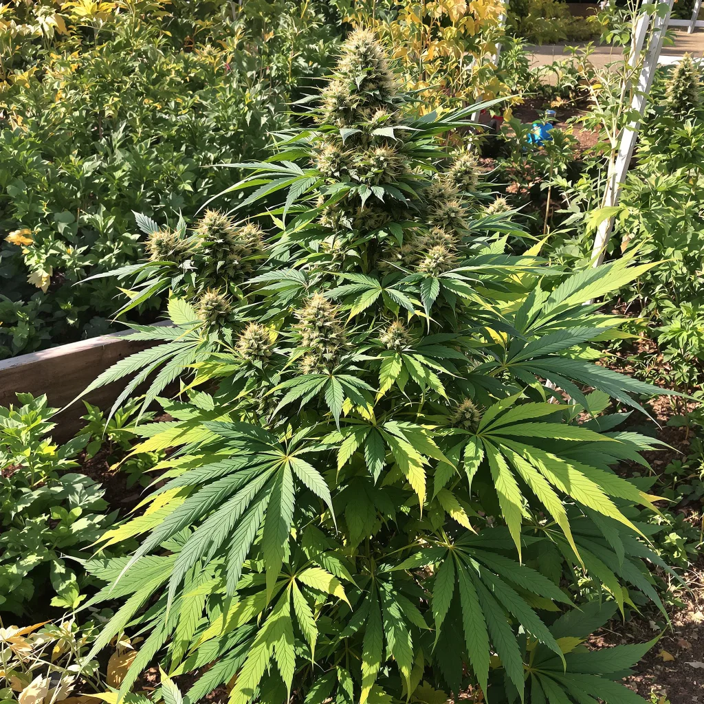 Bakerstreet 87% indica / 13% sativa flower with visible trichomes