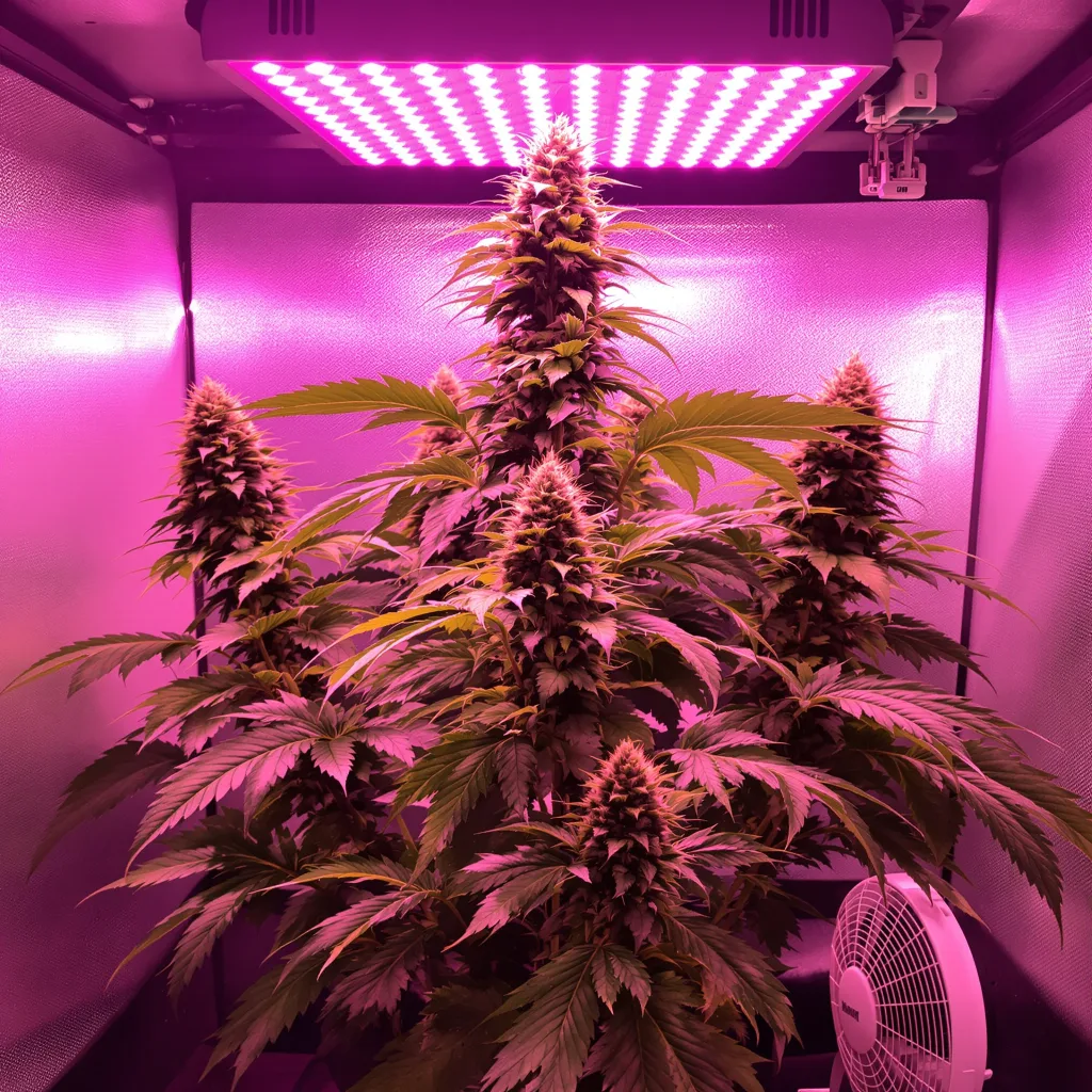 Barbara Bud 69% indica / 31% sativa flower with visible trichomes