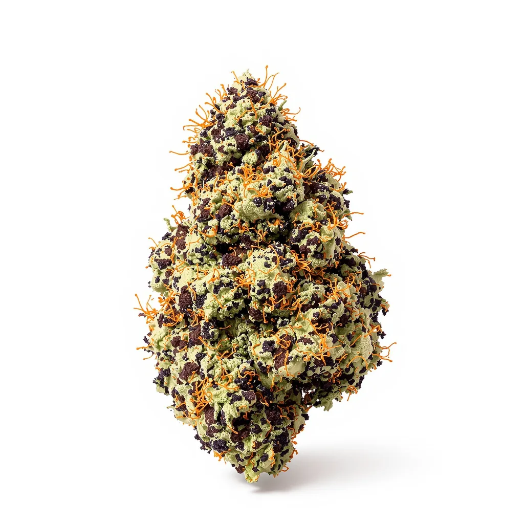 Black Afghan cannabis plant in flowering stage — 90-130 cm feminised