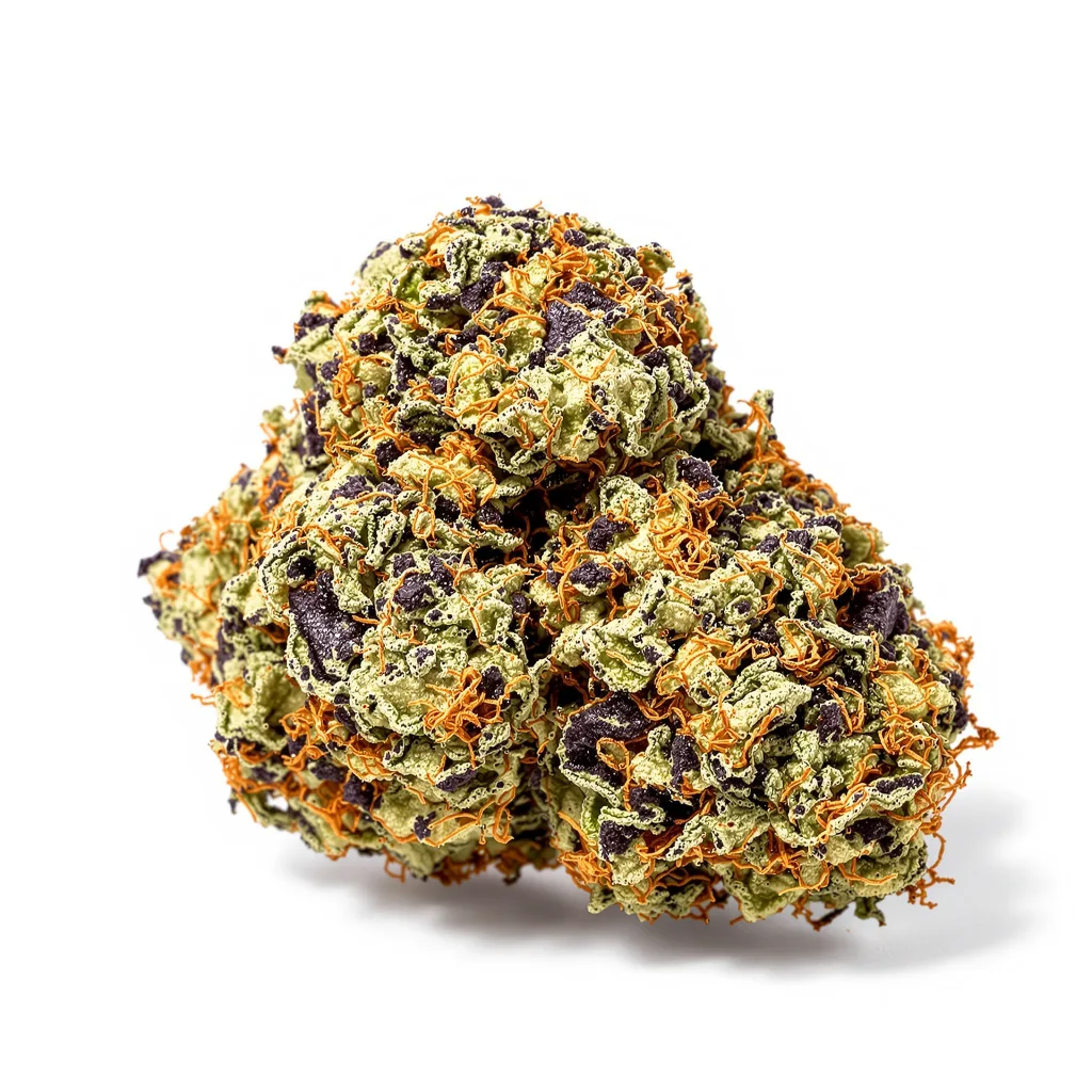 Black Bubba cannabis plant in flowering stage — 60-100 cm autoflower