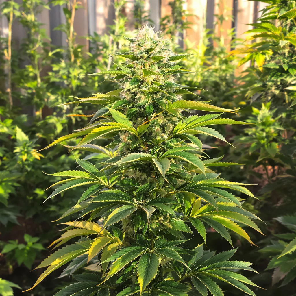 Black Cherry Punch 85% indica / 15% sativa flower with visible trichomes