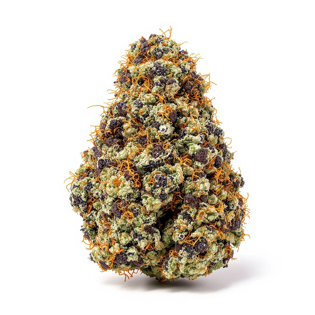 Black Demon OG cannabis plant in flowering stage — 150 cm feminised