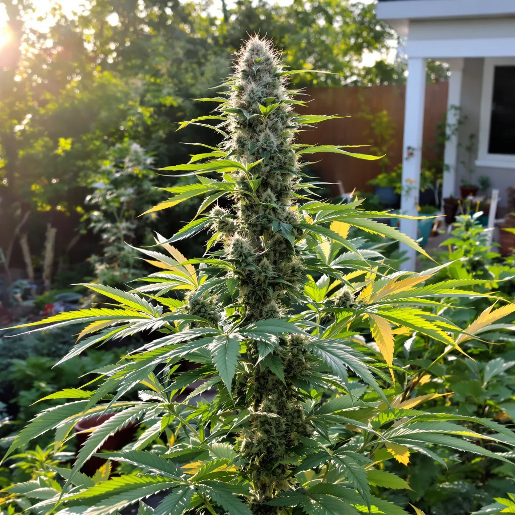 Black Mamba 60% indica / 40% sativa flower with visible trichomes