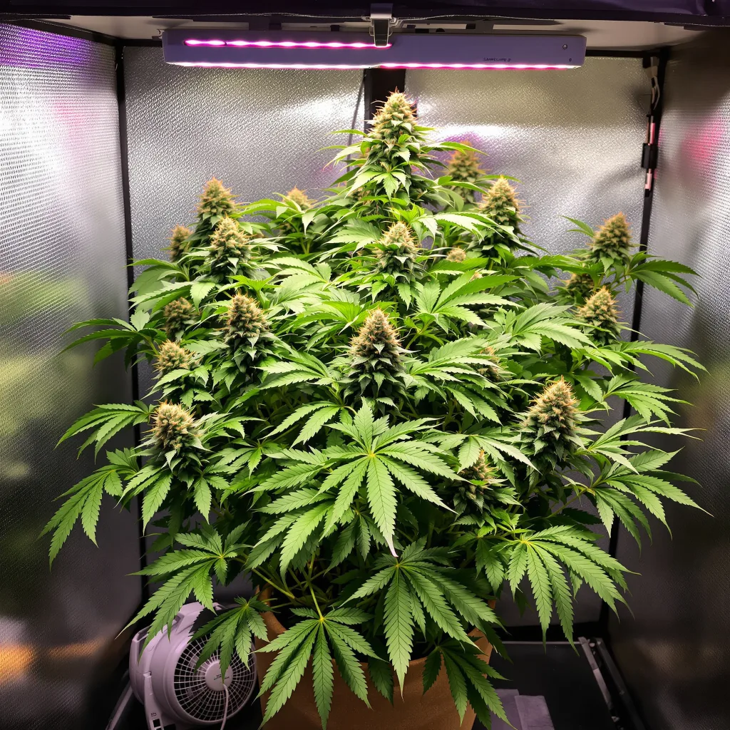 Black Rose 73% indica / 27% sativa flower with visible trichomes
