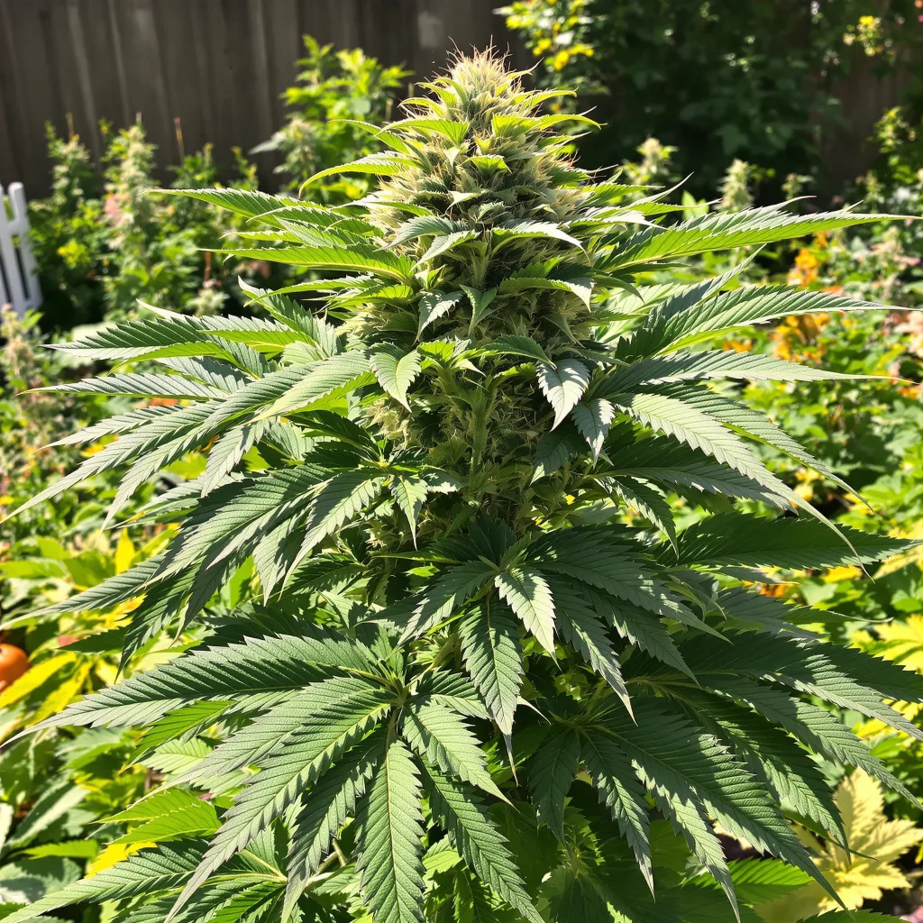 Black Widow 86% indica / 14% sativa flower with visible trichomes
