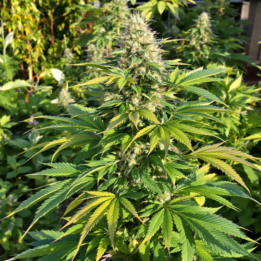 Blackberry Kush 80% indica / 20% sativa flower with visible trichomes