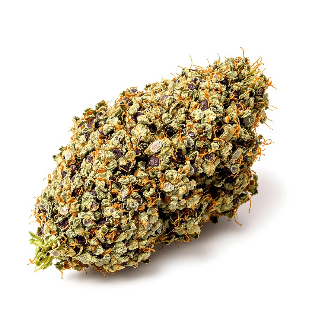 Blue God cannabis plant in flowering stage — 90-120 cm feminised