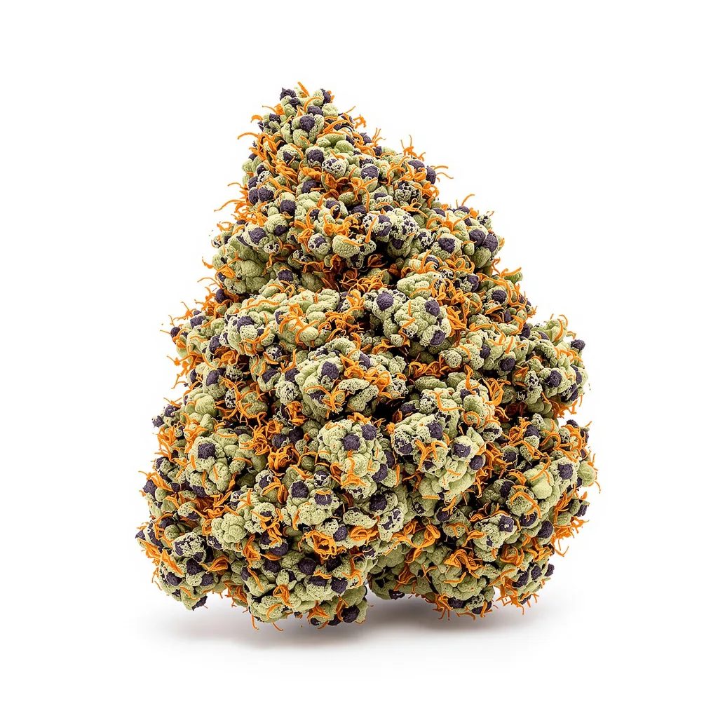 Blue Zombie cannabis plant in flowering stage — 60-100 cm autoflower