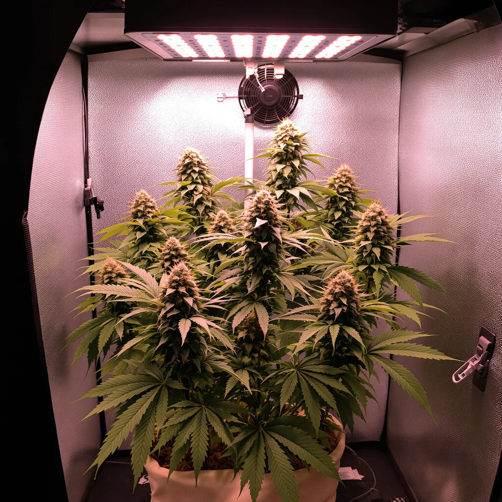 Bubble Cheese 70% indica / 30% sativa flower with visible trichomes