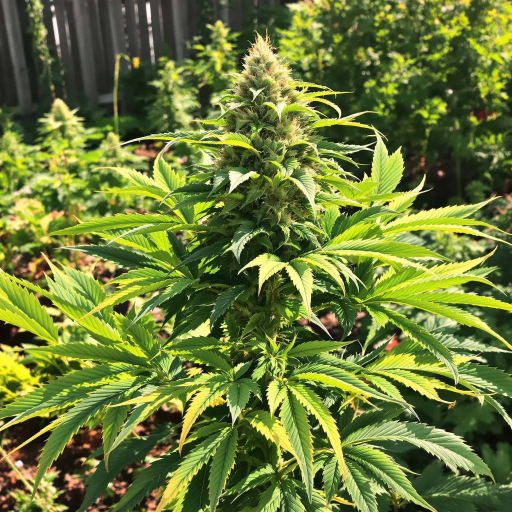 Candy Cane 88% indica / 12% sativa flower with visible trichomes