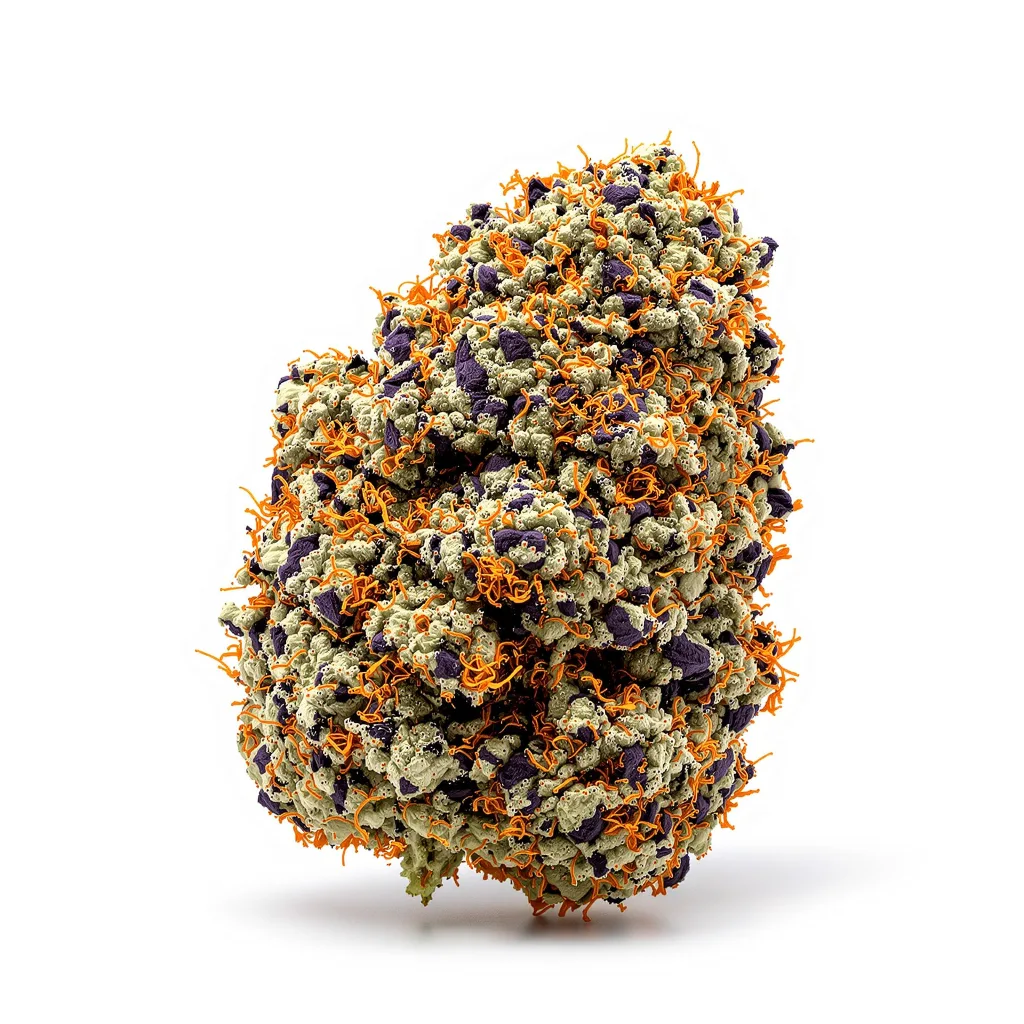 Candy Cane cannabis plant in flowering stage — 60-100 cm autoflower