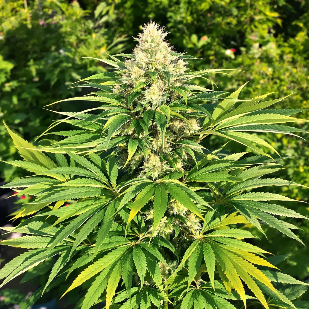 Candy Cane 88% indica / 12% sativa flower with visible trichomes