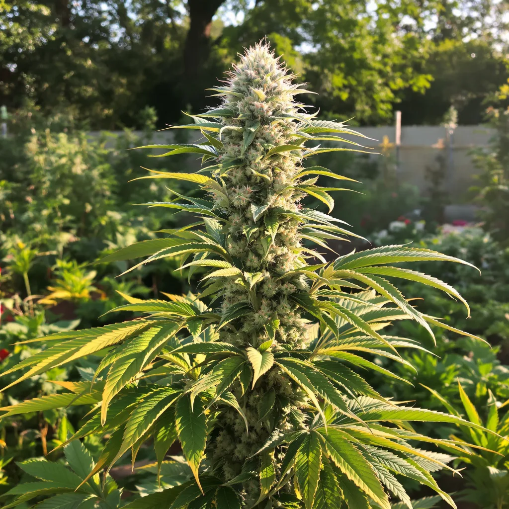 Candy Jack 50% indica / 50% sativa flower with visible trichomes