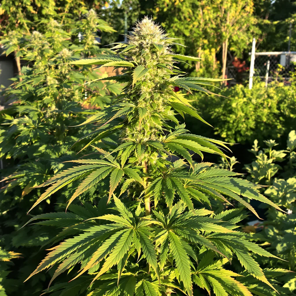 Cannatonic 84% indica / 16% sativa flower with visible trichomes