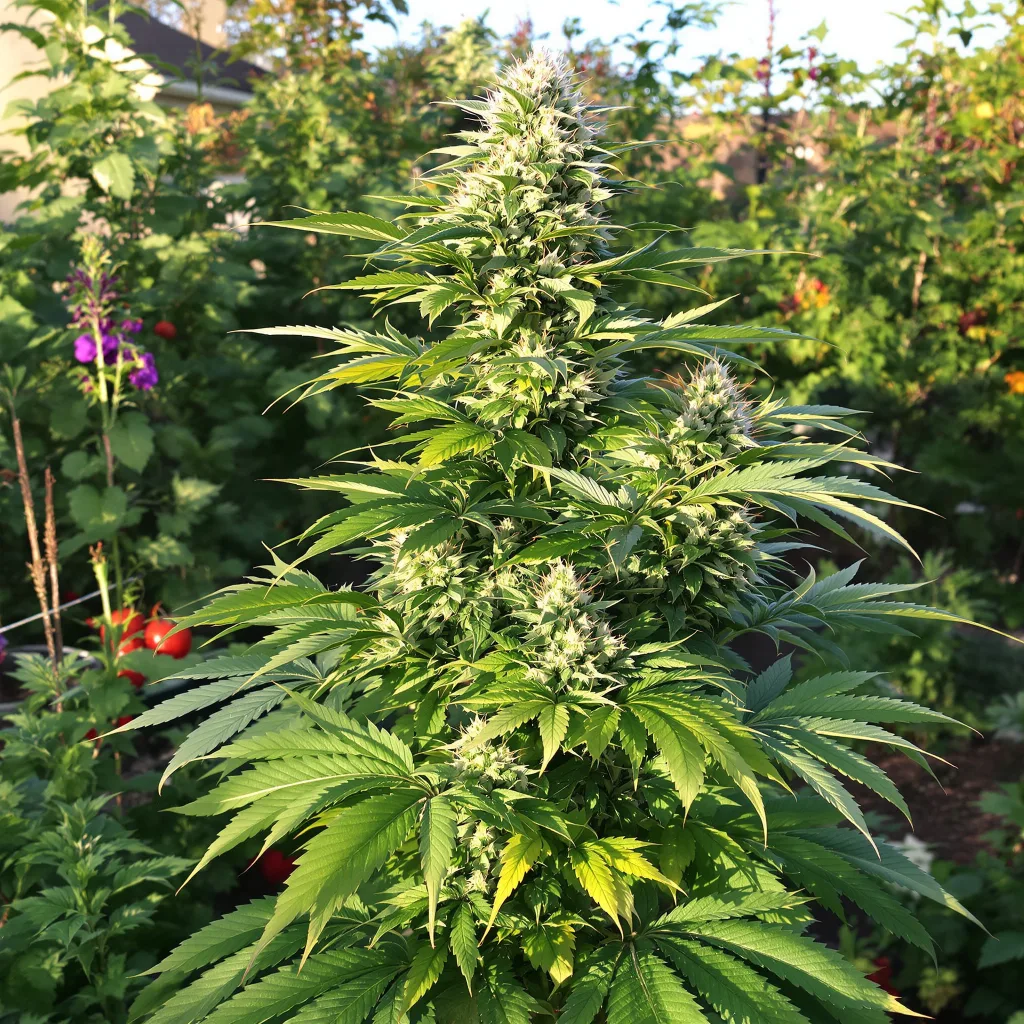 Casper OG 71% indica / 29% sativa flower with visible trichomes