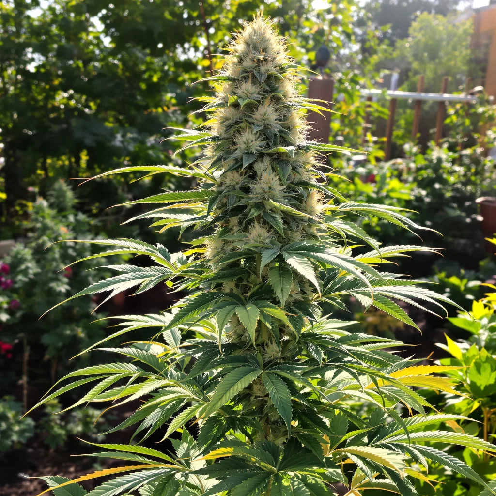 Cereal Milk 40% indica / 60% sativa flower with visible trichomes