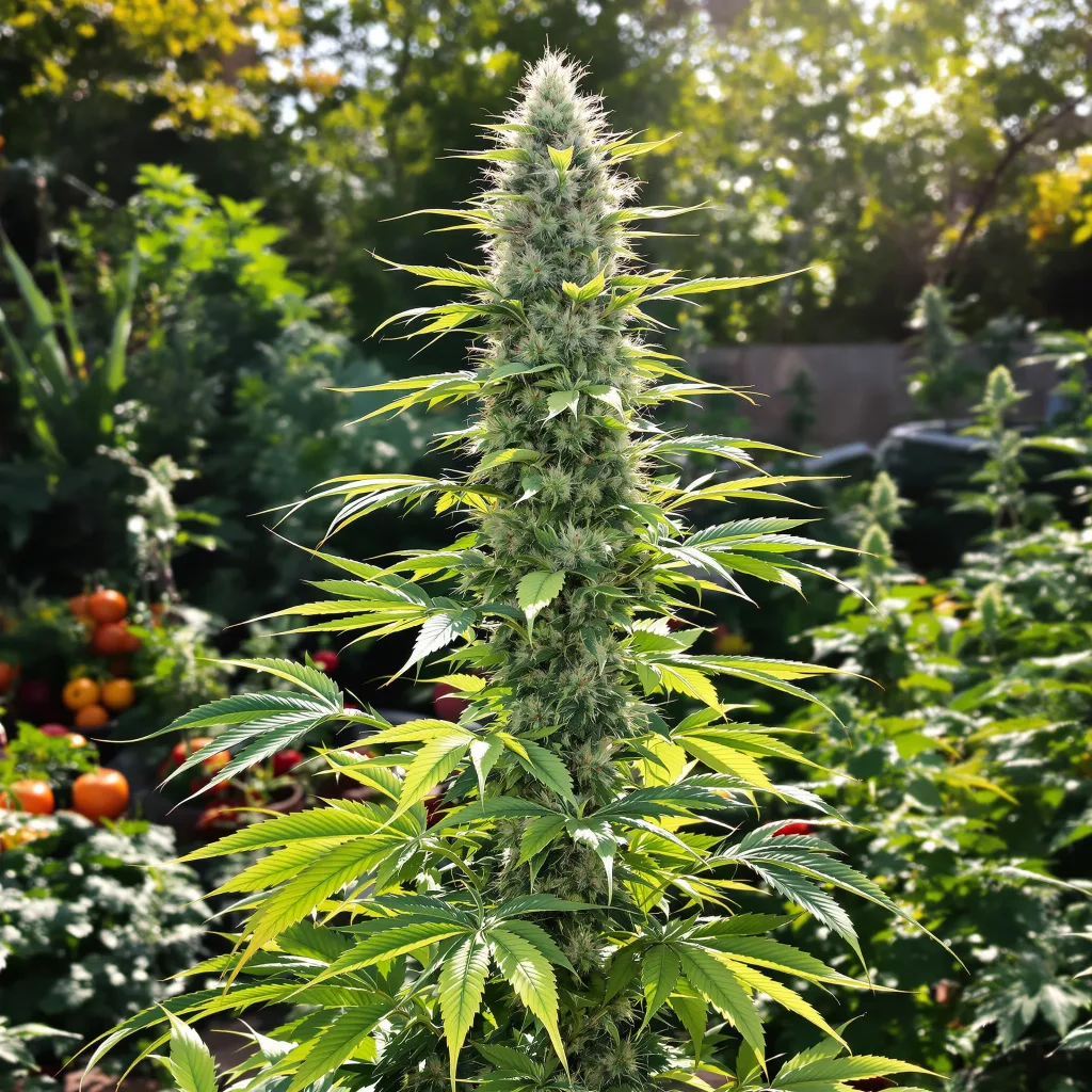 Cheese 60% indica / 40% sativa flower with visible trichomes