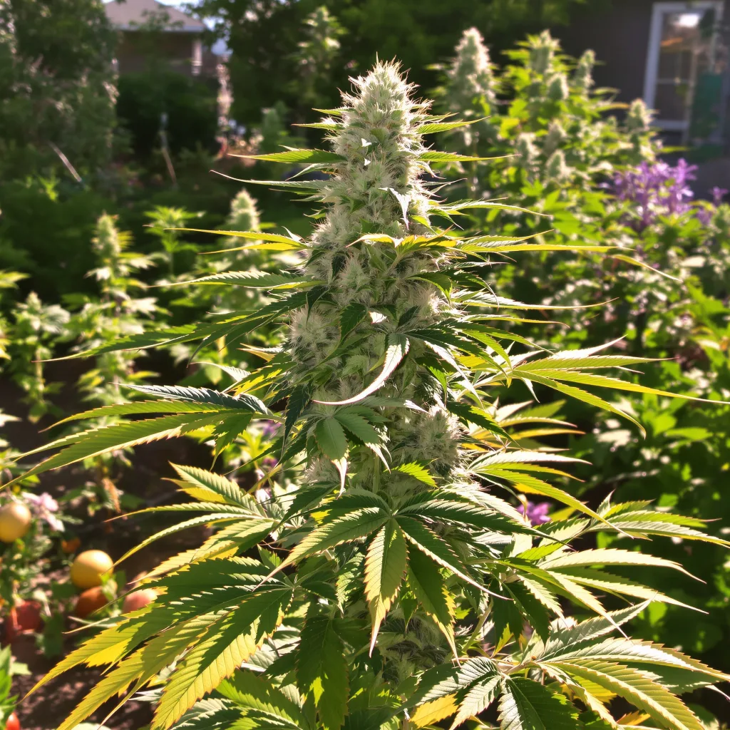 Cheese 60% indica / 40% sativa flower with visible trichomes