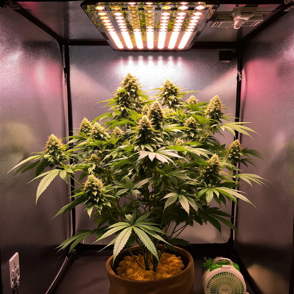 Cheese Quake 69% indica / 31% sativa flower with visible trichomes