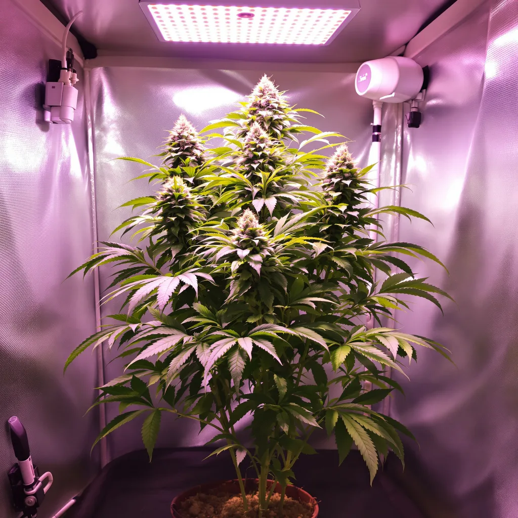 Cherry Kush 75% indica / 25% sativa flower with visible trichomes