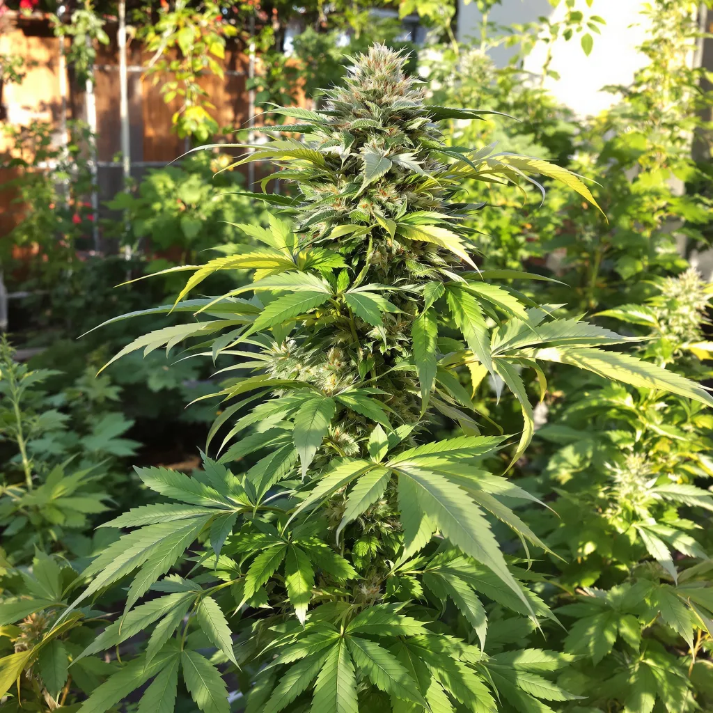 Cherry Kush 75% indica / 25% sativa flower with visible trichomes