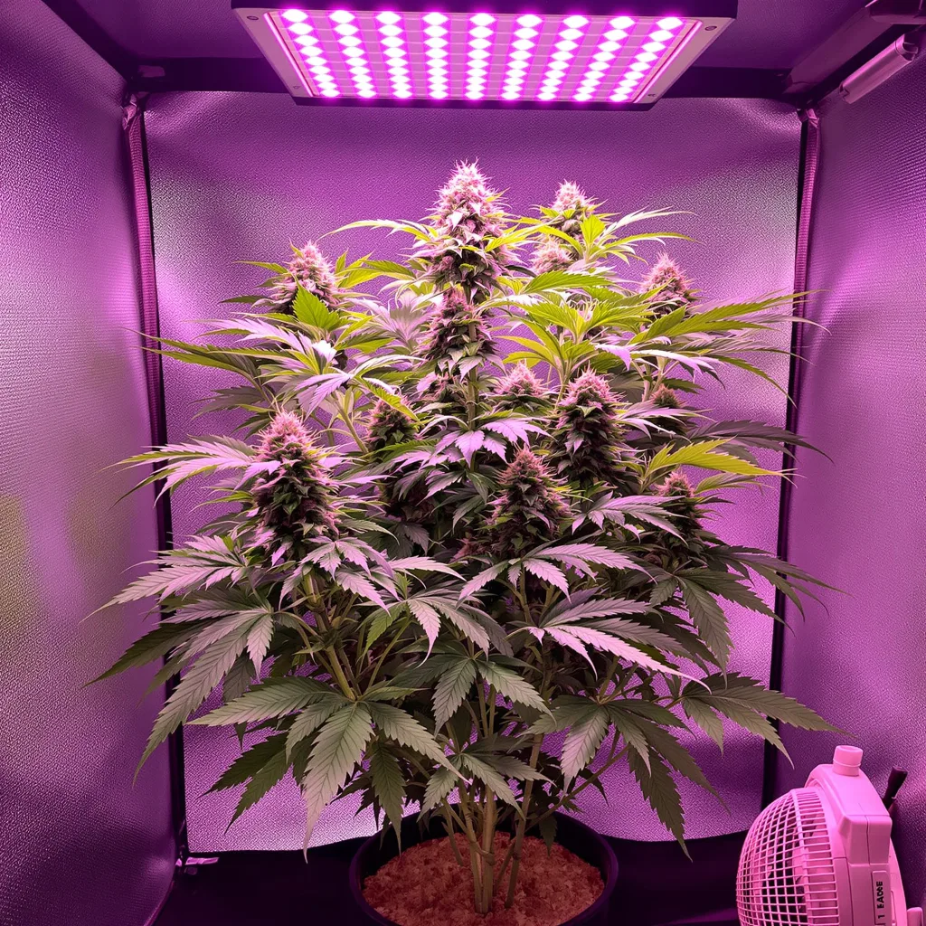 Chiesel 66% indica / 34% sativa flower with visible trichomes