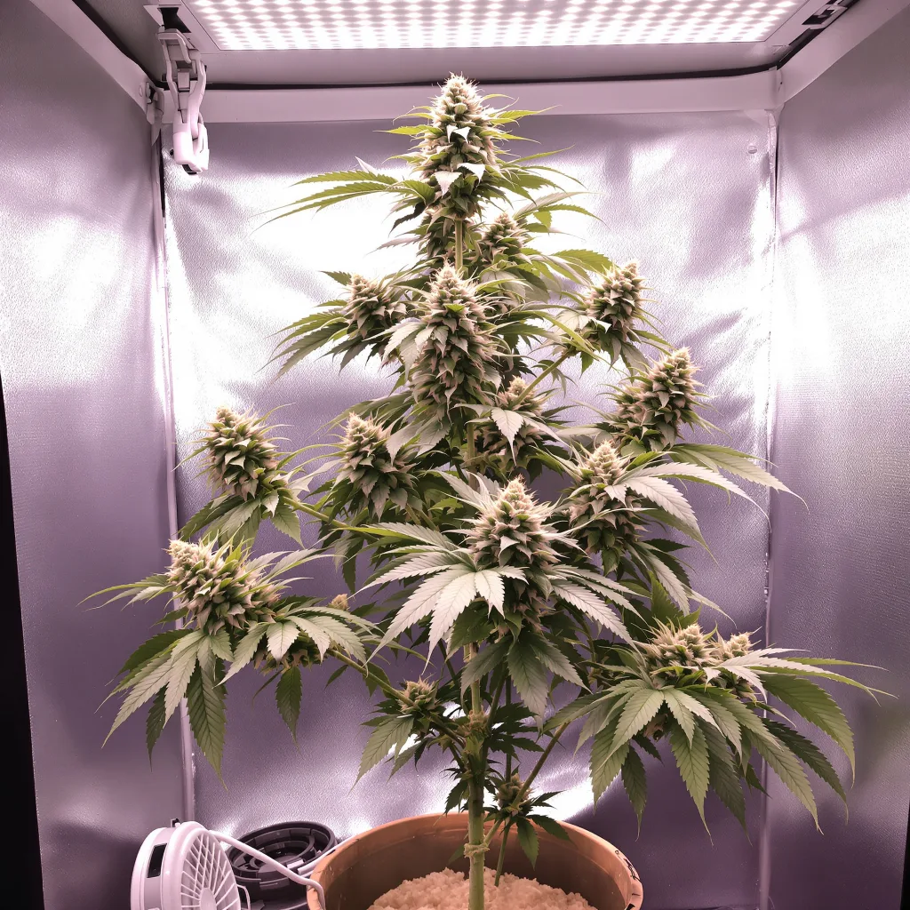 Cinex 30% indica / 60% sativa flower with visible trichomes